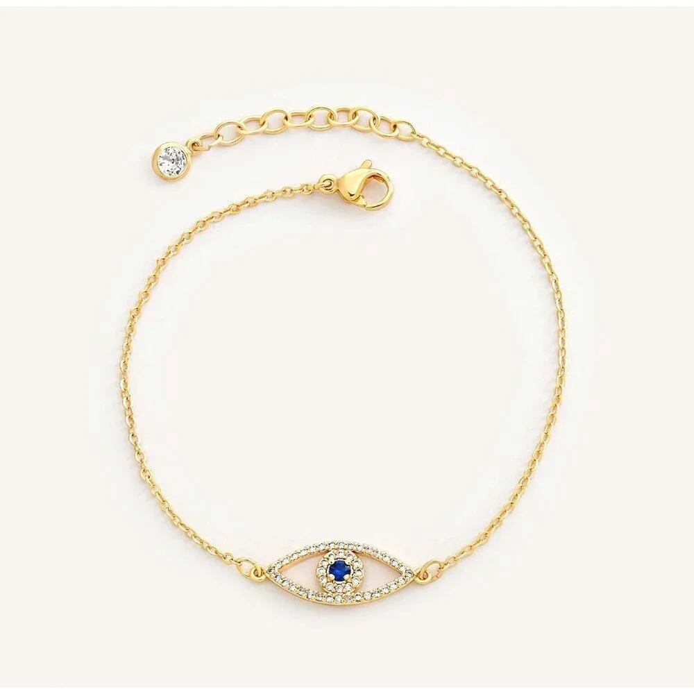 Women's 14K Gold Plated Dainty Chain Simple Jewellery Cute Handmade Bracelet